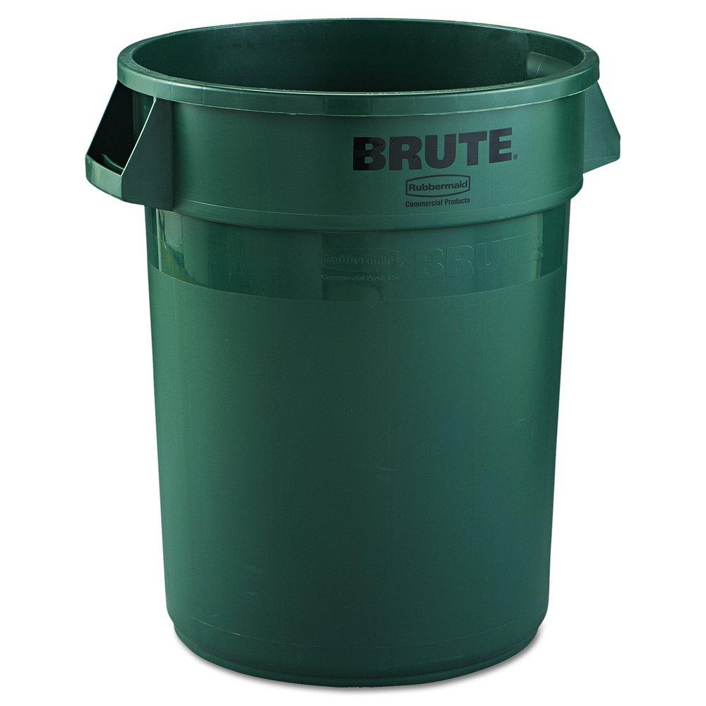 Rubbermaid Forest Green 22 in. 32 gal Polyethylene Container 