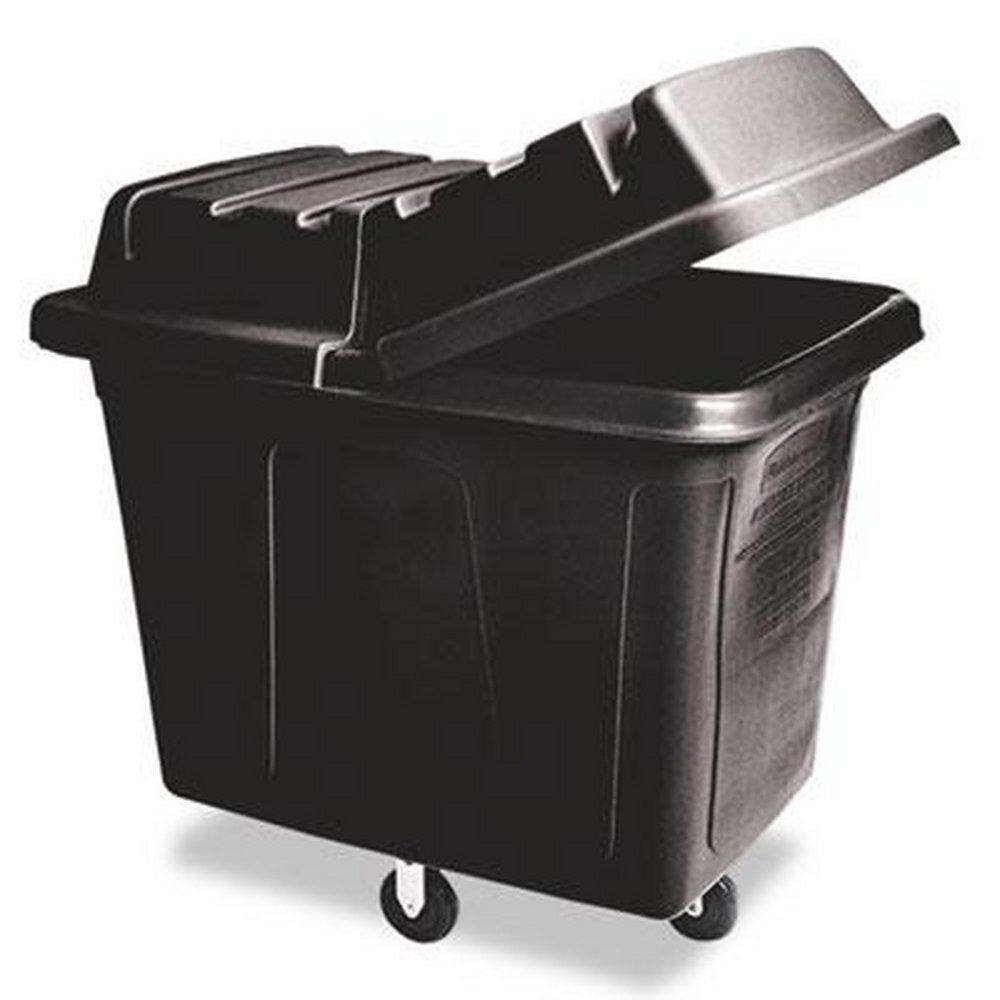 Rubbermaid Black 42-4/5 in. Recycled Cube Truck in Black 
