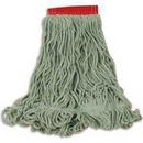 5 x 5 in. Cotton and Synthetic Yarn Blend Wet Mop in Green