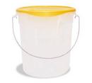 13-1/5 in. 22 qt Round Storage Container with Bail