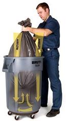 Rubbermaid Grey 19-1/2 in. 20 gal Container 