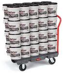 Rubbermaid Black 36 in. Platform Truck 