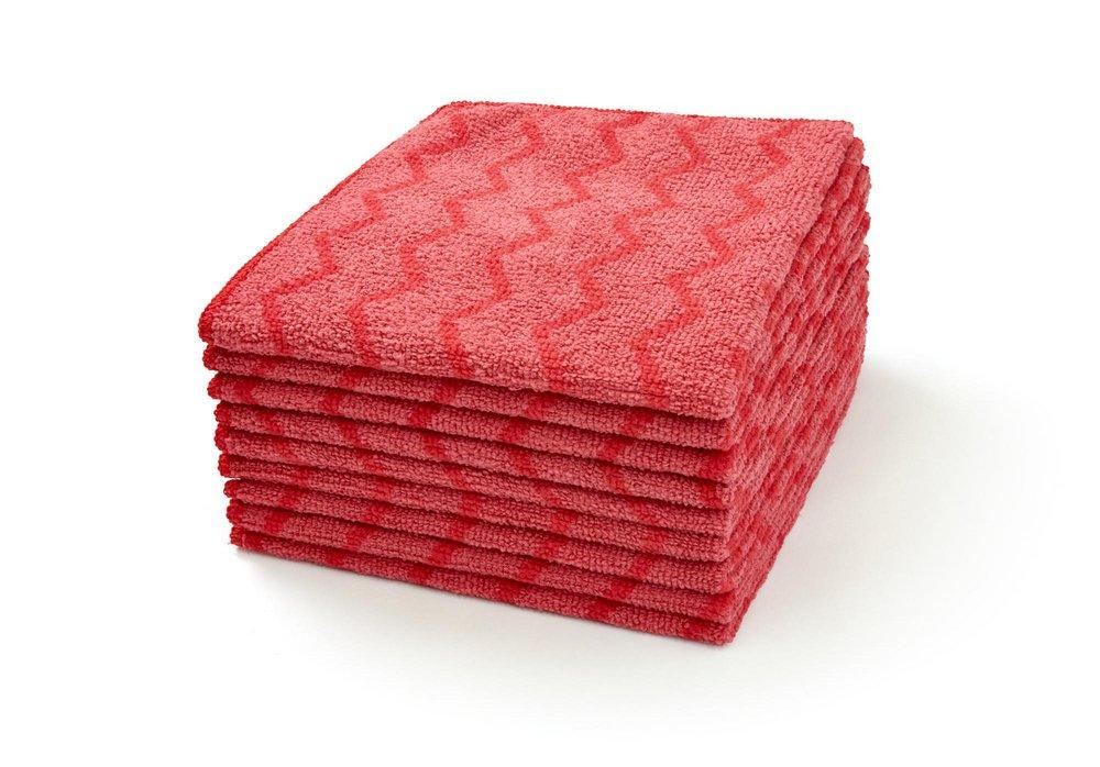 Rubbermaid Red 16 x 16 in. Microfiber Cloth 