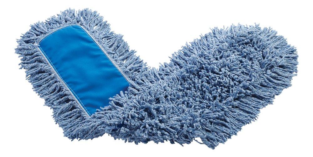 Rubbermaid Blue 36 x 5 in. Twisted Loop Polyester Blend Dust Mop 