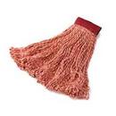 5 x 5 in. Cotton and Synthetic Yarn Blend Wet Mop in Red