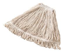 1 x 1 in. Cotton and Synthetic Yarn Blend Wet Mop in White