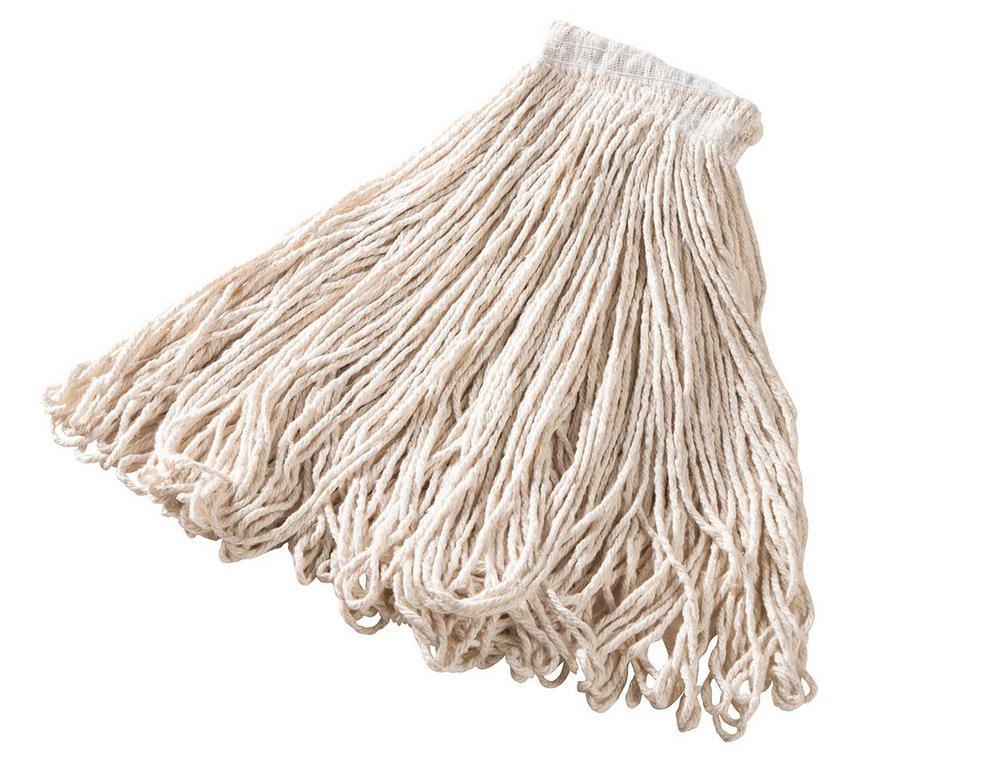 Rubbermaid White All-Pro Cotton Wet Mop in White 