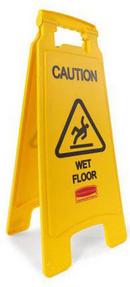 Rubbermaid Yellow Sign 