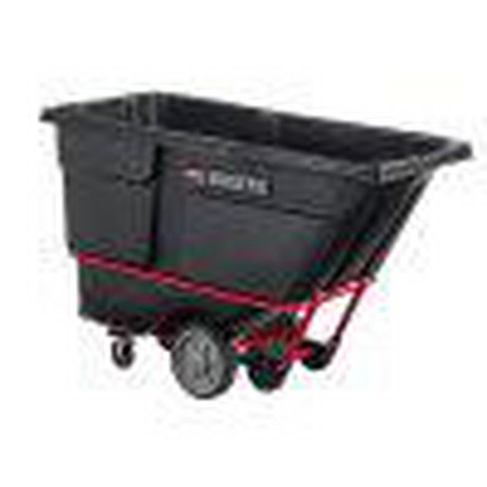 Rubbermaid Black 72-1/4 in. Heavy Duty Tilt Truck in Black 