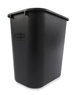 28 qt Waste Container in Black