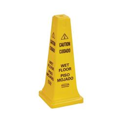 25-3/4 in. Caution Wet Floor Safety Cone in Yellow