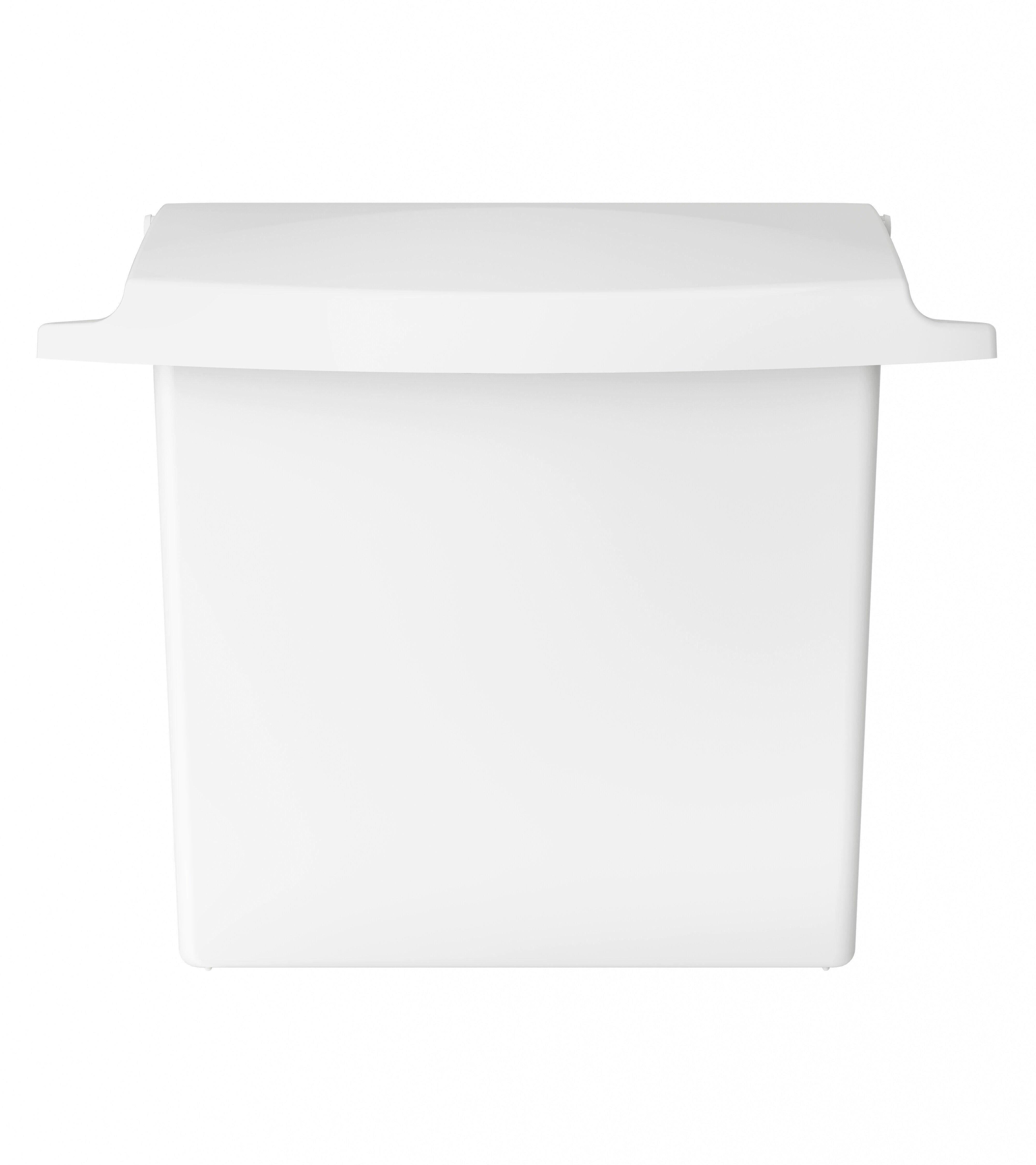 Rubbermaid White 12-1/2 x 10-3/4 x 5-1/4 in. Sanitary Napkin Receptor 