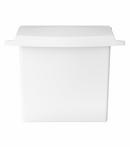 Rubbermaid White 12-1/2 x 10-3/4 x 5-1/4 in. Sanitary Napkin Receptor 