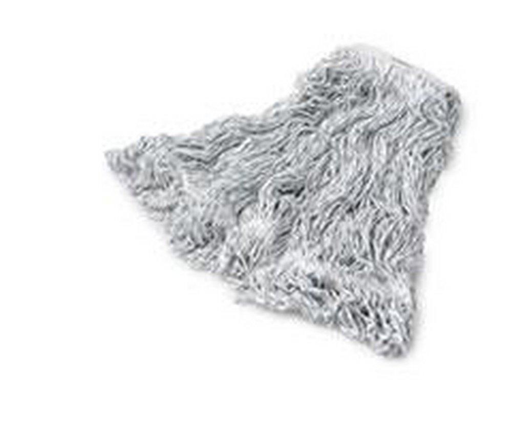 Rubbermaid White 1 x 1 in. Polyester Cotton, Synthetic Yarn Blend and Rayon Wet Mop 