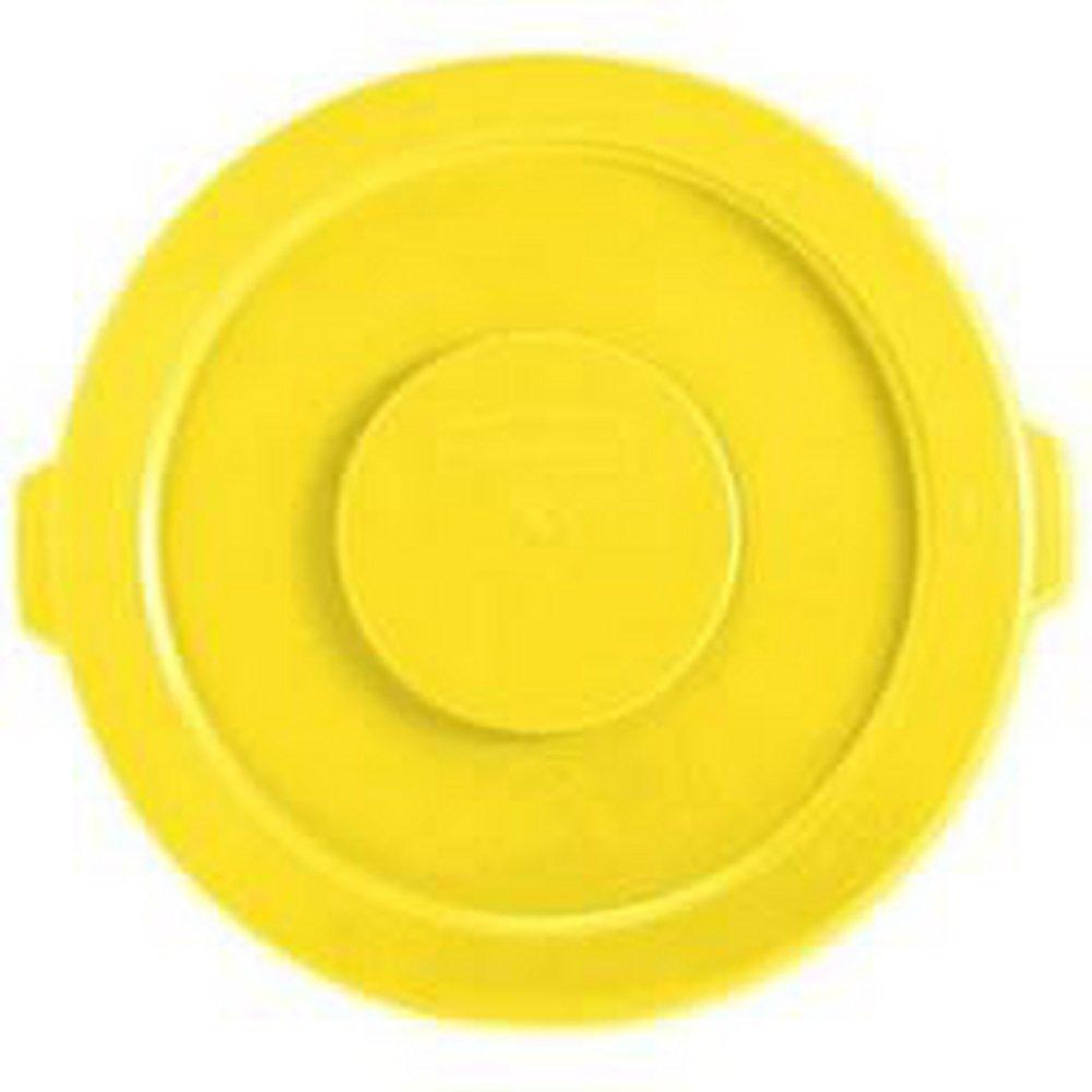 Rubbermaid Yellow 1-3/4 in. Resin Lid for 20 gal Container 