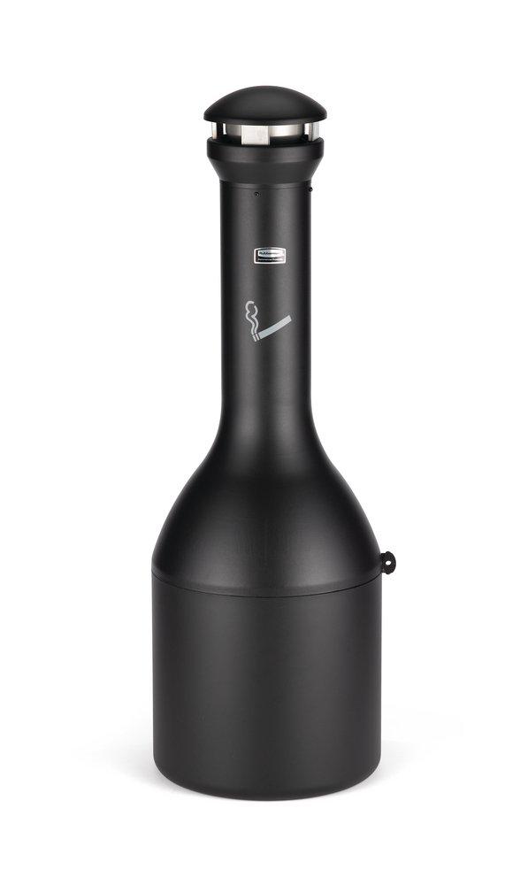 Rubbermaid Black Traditional Smoking Receptacle 