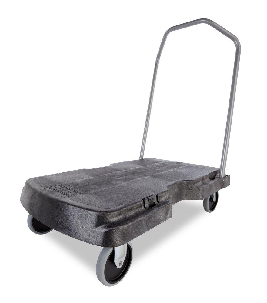 Rubbermaid Black Triple Utility Trolley in Black 