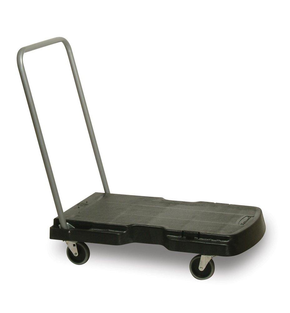 Rubbermaid Black Triple Utility Trolley in Black 