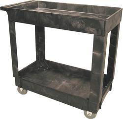 500 lb. Structural Foam Utility Cart in Black