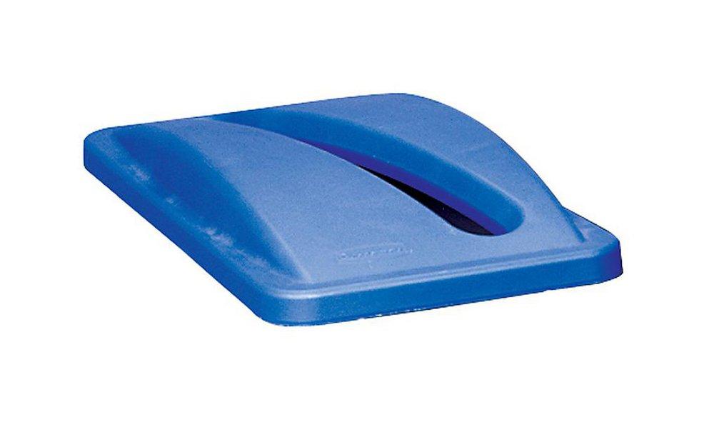 Rubbermaid Blue 2-4/5 x 20-1/2 x 11-3/10 in. Paper Recycling Top 