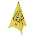 30 in. Pop-Up Wet Floor Caution Symbol Safety Cone in Yellow