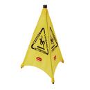 Rubbermaid Yellow Pop-Up Wet Floor Caution Symbol Safety Cone in Yellow 