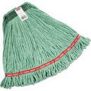 1 x 6 in. M Size Cotton and Fiber Wet Mop in Green
