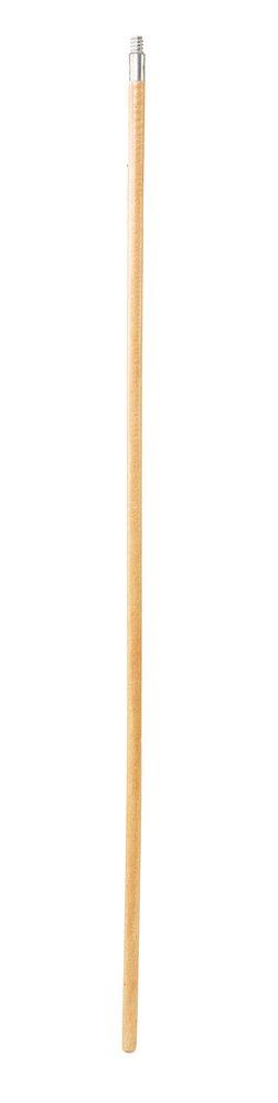 Rubbermaid Lacquered 60 in. Wood Broom Handle with Metal Tip 