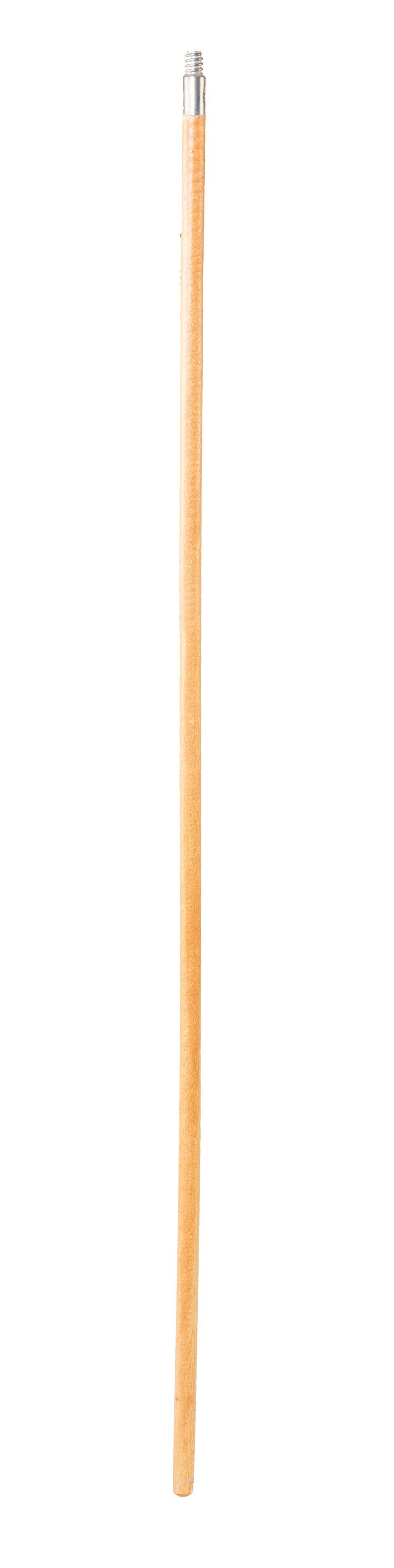 Rubbermaid Lacquered 60 in. Wood Broom Handle with Metal Tip 