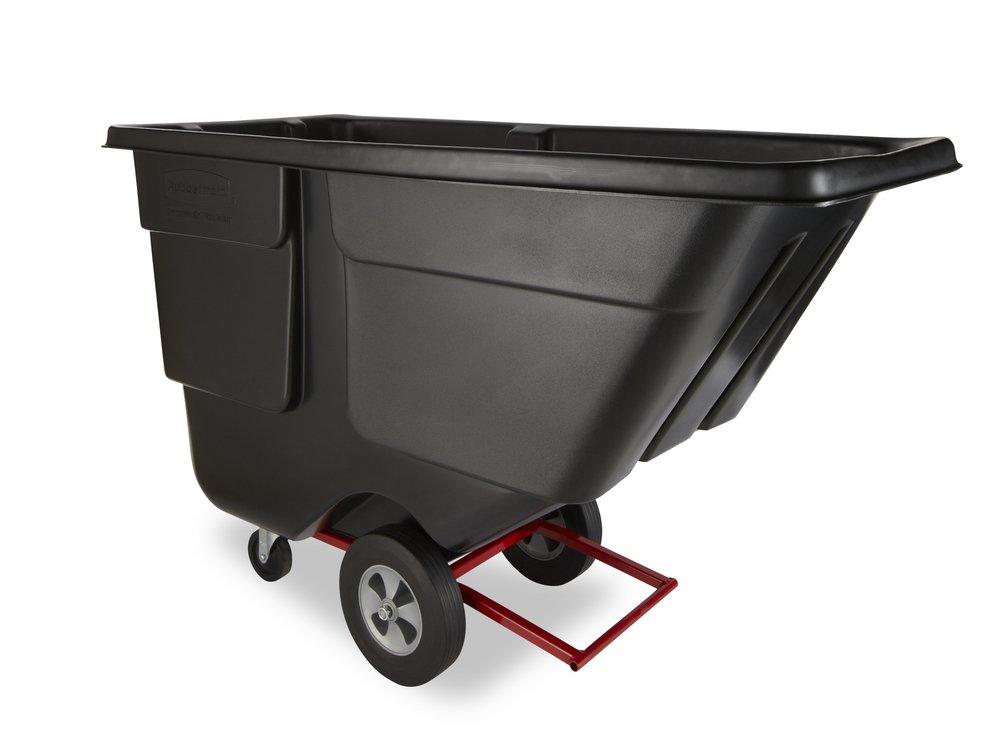 Rubbermaid Black Tilt Truck in Black 