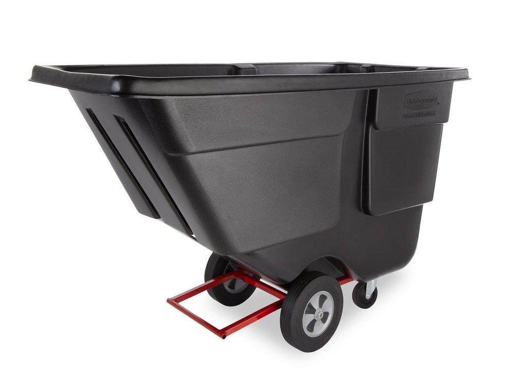 Rubbermaid Black Tilt Truck in Black 