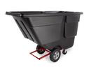 Rubbermaid Black Tilt Truck in Black 