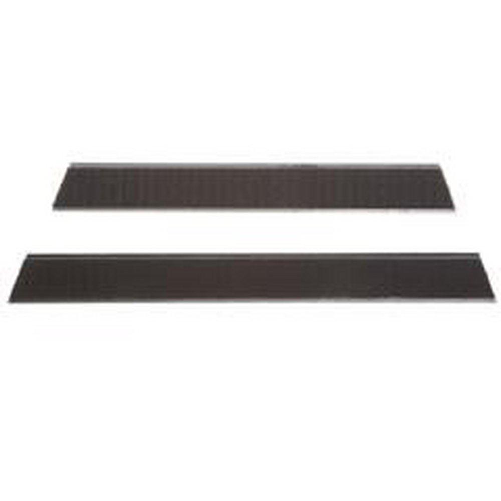 Rubbermaid Black 1-1/10 in. Hook and Loop Replacement Set 