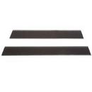 Rubbermaid Black 1-1/10 in. Hook and Loop Replacement Set 