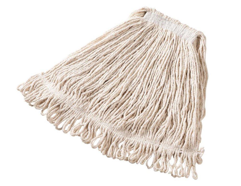 Rubbermaid White 1 in. Cotton and Yarn Blend Wet Mop 