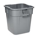 Rubbermaid Grey 22-1/2 x 21-1/2 x 25-3/25 in. 28 gal Resin Square Container 