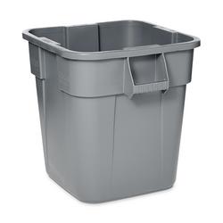 22-1/2 x 21-1/2 x 25-3/25 in. 28 gal Resin Square Container in Grey