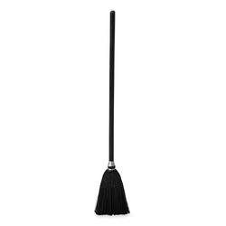 7 in. Lobby Broom in Black