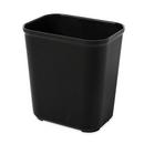 Rubbermaid Black 28 qt Fire Resistant Waste Basket 