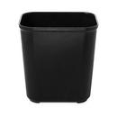 Rubbermaid Black 28 qt Fire Resistant Waste Basket 