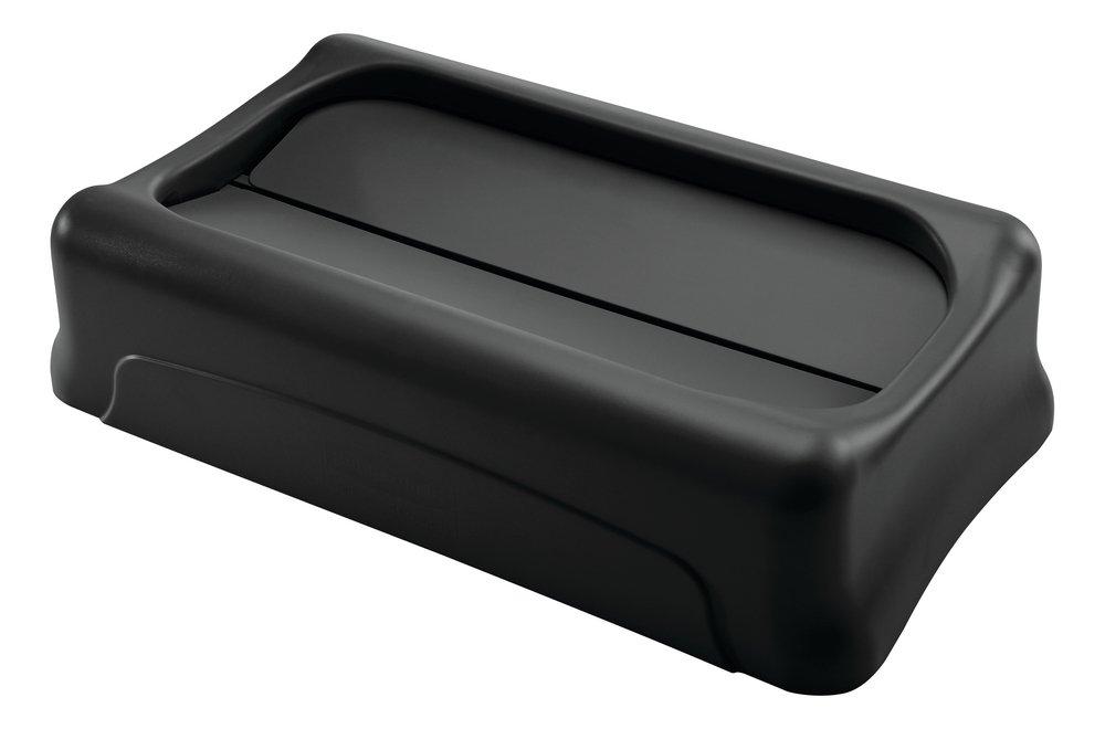 Rubbermaid Black Swing Lid for Trash Container 