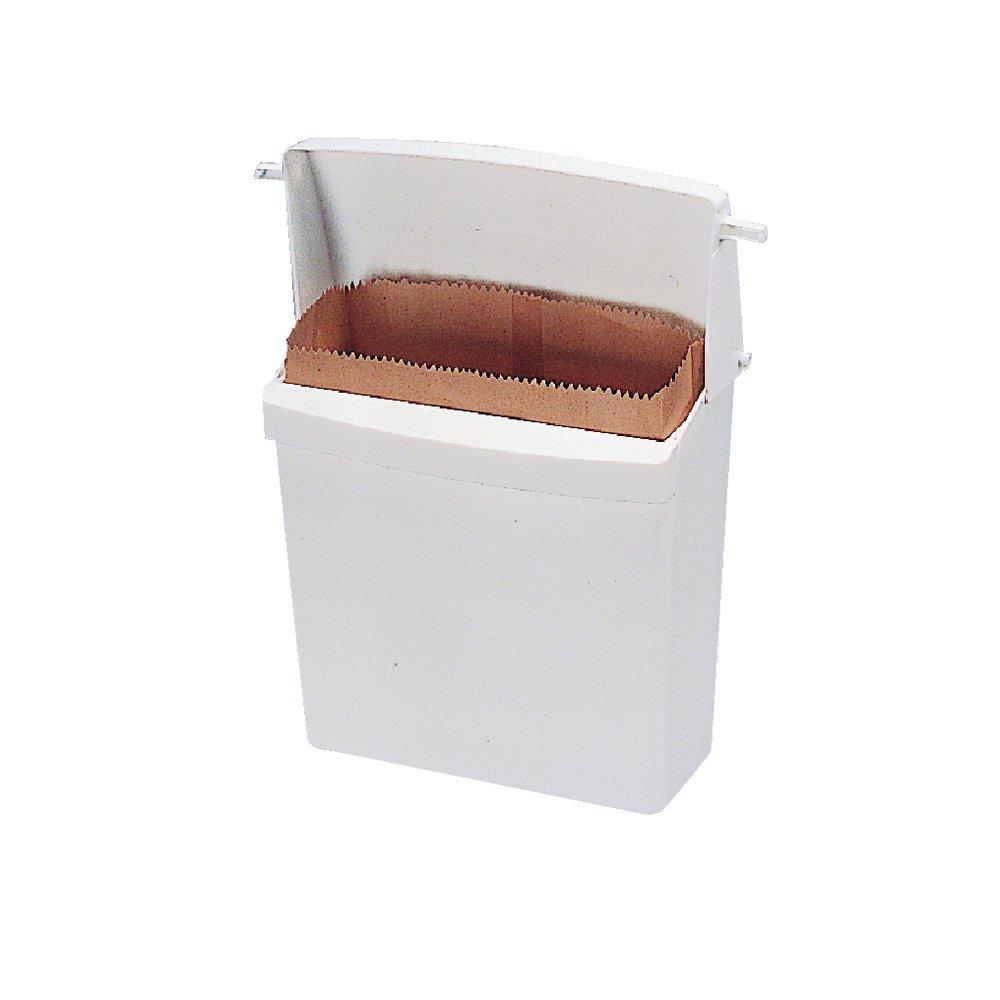 Rubbermaid Brown 8-1/2 in. Paper Waxed Bag for 6140 and 6141 Sanitary Napkin Receptacle (Case of 250) 