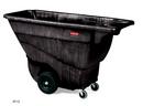 Rubbermaid Black 57-19/50 in. Structural Foam Tilt Truck in Black 