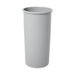22 gal Round Waste Container in Grey