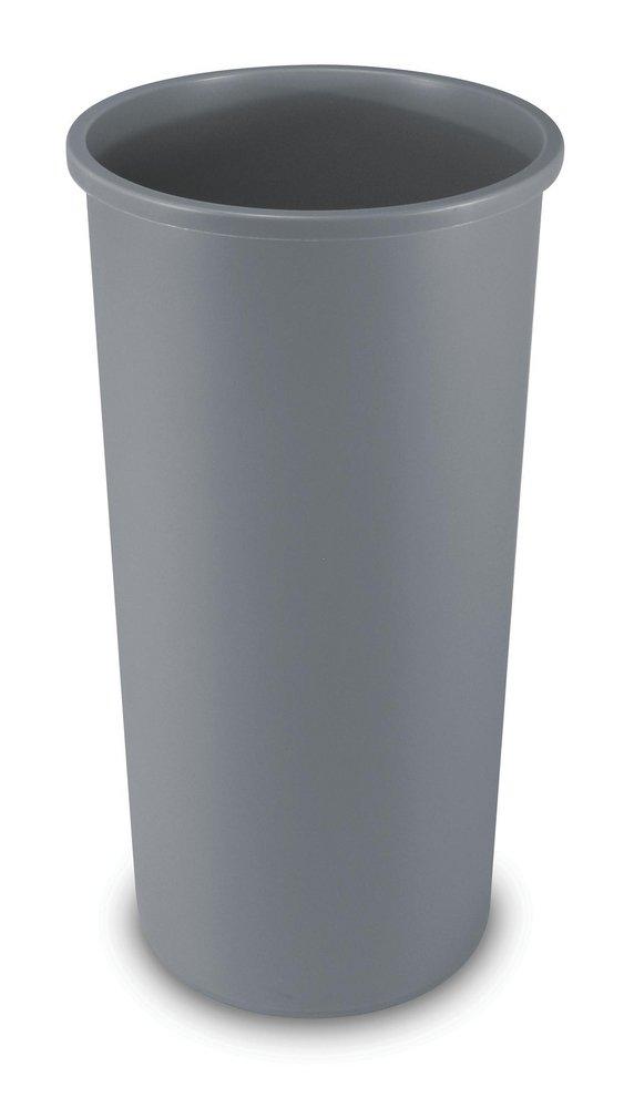 Rubbermaid Grey 22 gal Round Waste Container 