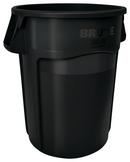 Rubbermaid Black 24 in. 44 gal Polyethylene Container 