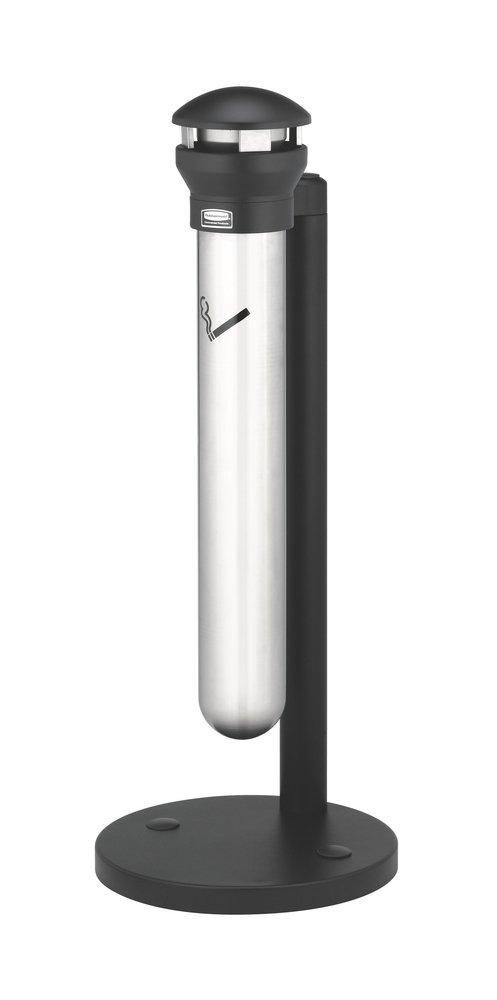 Rubbermaid Stainless Steel Base-Mount Smoking Receptacle 