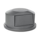 12-3/4 x 12-63/100 x 25-1/2 in. Plastic Trash Dome Top Lid in Grey