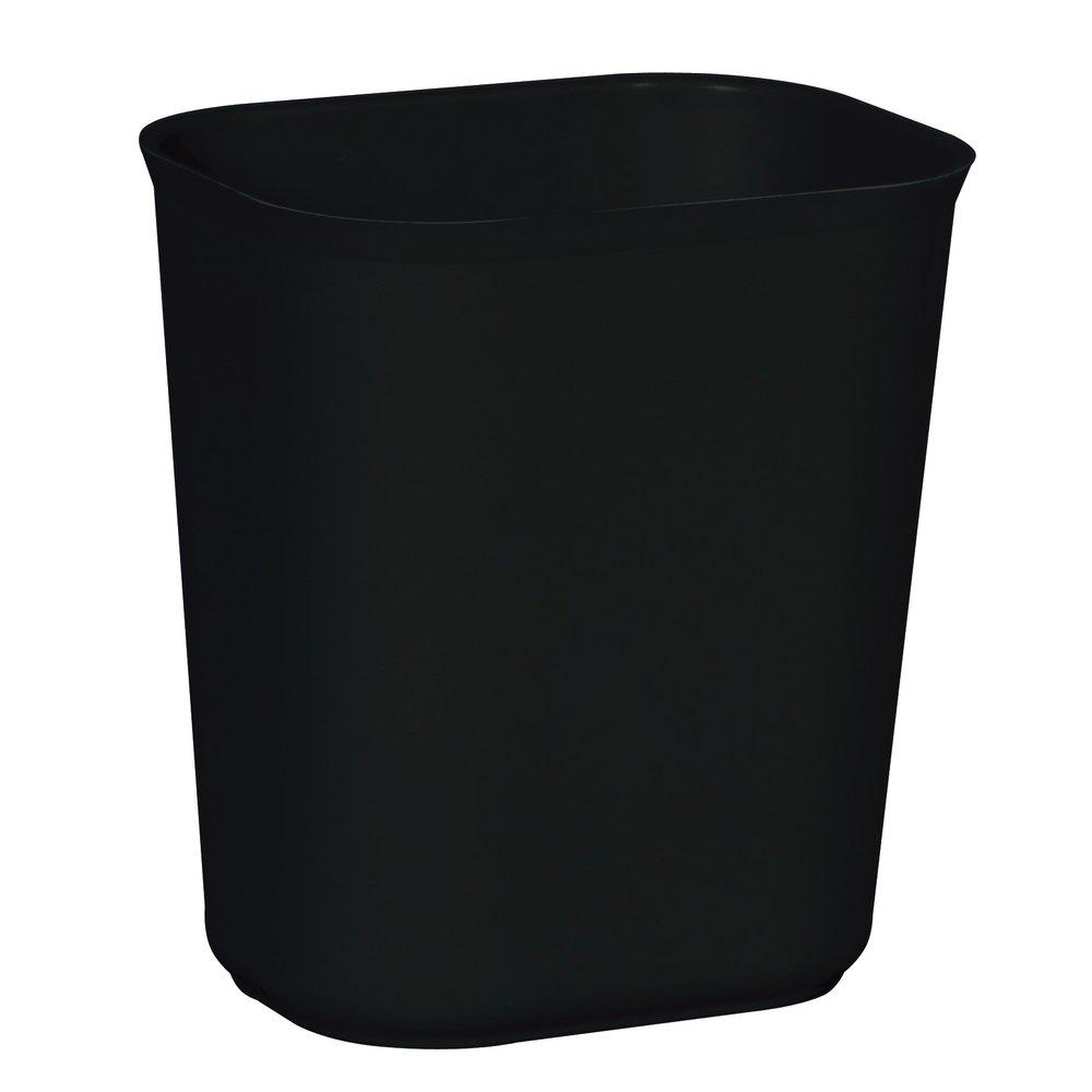 Rubbermaid Black 14 qt Fire Resistant Waste Basket 