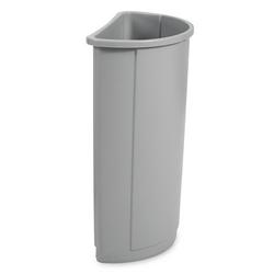 21 gal Half Round Container in Grey